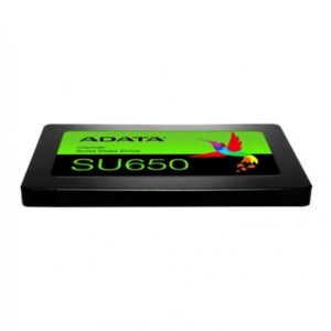 UNIDAD DE ESTADO SOLIDO SSD INTERNO ADATA SU650 256GB 2.5 SATA3 LECT. 520 ESCRIT. 450 MBS 7MM PC LAPTOP MINIPC SIN BRACKET 3D
