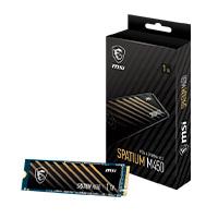 UNIDAD DE ESTADO SOLIDO SSD INTERNO MSI SPATIUM M450 1TB M.2 2280 PCIE GEN4X4, NVME 1.4 LEC 3600 / ESC 300 MB/S SPATIUM M450 