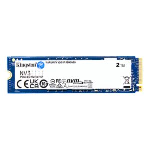 UNIDAD DE ESTADO SOLIDO KINGSTON INTERNO SNV3S NV3 2TB M.2 2280 NVME PCIE GEN 4X4 LECT.6000/ESCRIT.5000 MB/S PC/LAPTOP/MINI P