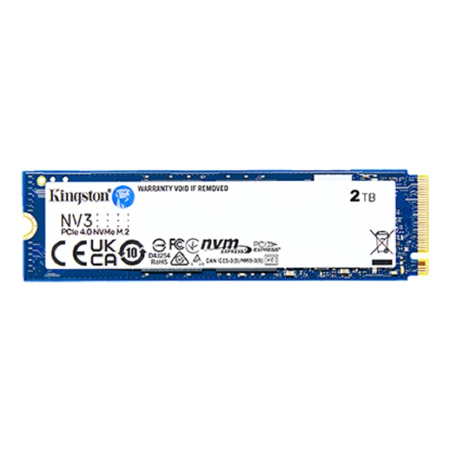 UNIDAD DE ESTADO SOLIDO KINGSTON INTERNO SNV3S NV3 2TB M.2 2280 NVME PCIE GEN 4X4 LECT.6000/ESCRIT.5000 MB/S PC/LAPTOP/MINI P