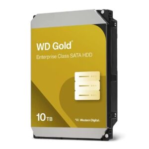DISCO DURO INTERNO WD GOLD 10TB 3.5 ESCRITORIO SATA3 6GB/S 256MB 7200RPM 24X7 HOTPLUG NAS DVR NVR SERVER DATACENTER WD103KRYZ