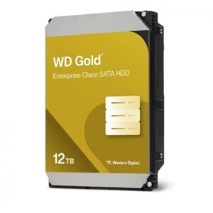 DISCO DURO INTERNO WD GOLD 12TB 3.5 ESCRITORIO SATA3 6GB/S 512MB 7200RPM 24X7 HOTPLUG NAS DVR NVR SERVER DATACENTER WD122KRYZ