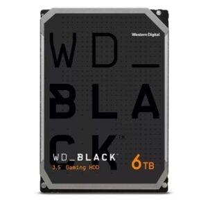 DISCO DURO INTERNO WD BLACK 6TB 3.5 ESCRITORIO SATA3 6GB/S 256MB 7200RPM GAMER/ALTO RENDIMIENTO WD6004FZBX - Wd - Western Dig