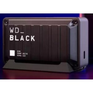 UNIDAD DE ESTADO SOLIDO EXTERNO WD BLACK D30 GAME DRIVE 2TB ESCRITORIO USB3.2 GEN2 NEGRO PS4/PS5 XBOX X/S/ONE WDBATL0020BBK-W