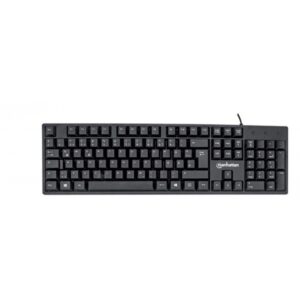 TECLADO,MANHATTAN,179324, MX USB CABLEADO - Manhattan