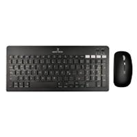 KIT DE TECLADO Y MOUSE REGARGABLE INALAMBRICO NEGRO ZEBRARY PERFECT CHOICE - Perfect Choice