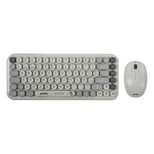 KIT ACTECK CREATOR CHIC K-COLORS MK480 / TECLADO Y MOUSE / INALAMBRICO – MULTIMEDIA / 85 TECLAS / OPTICO / 800 DPI / 4 BOTONE
