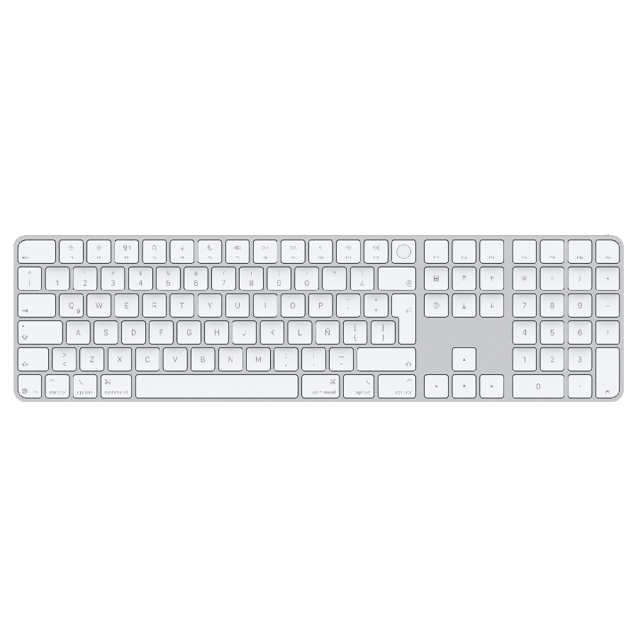 MAGIC KEYBOARD CON TOUCH ID Y TECLADO NUMERICO PARA MODELOS DE MAC CON CHIP DE APPLE USB-C – ESPAÑOL AMERICA LATINA