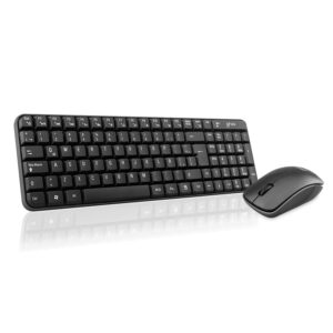 COMBO TECLADO MULTIMEDIA Y MOUSE OPTICO GHIA / GT4000BB / INALAMBRICO / RECEPTOR USB / NEGRO - Ghia