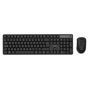 KIT ACTECK CREATOR SILENT PRO MK474 / TECLADO Y MOUSE / INALAMBRICO DONGLE USB / WIN, MAC, ANDROID / MEMBRANA /106 TECLAS / E
