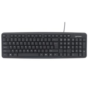 TECLADO Y MOUSE,MANHATTAN,178464, ÓPTICO USB CABLEADO, COMBO - Manhattan