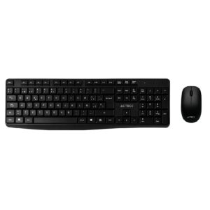 KIT ACTECK CREATOR MK440 / TECLADO Y MOUSE / INALAMBRICO / RECEPTOR USB / 105 TECLAS / OPTICO / 1000 DPI / NEGRO / AC-931755 