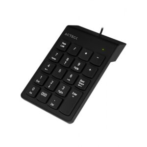 TECLADO ACTECK INSPIRE TN220 / NUMERICO / ALAMBRICO USB / 19 TECLAS / NEGRO / AC-932622 - Acteck