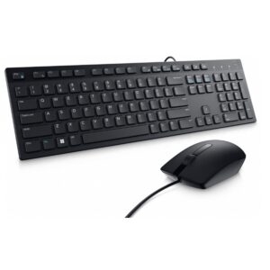 KIT TECLADO Y MOUSE DELL KM300C ALAMBRICO DE 105 TECLAS EN ESPAÑOL COLOR NEGRO | 580-AKKW - Dell