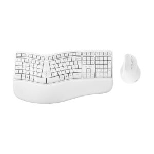 KIT ACTECK CREATOR VIRTUOS FITT MK770 / TECLADO Y MOUSE VERTICAL / INALAMBRICO / USB / MULTIMEDIA / 118 TECLAS / ESPAÑOL / RE