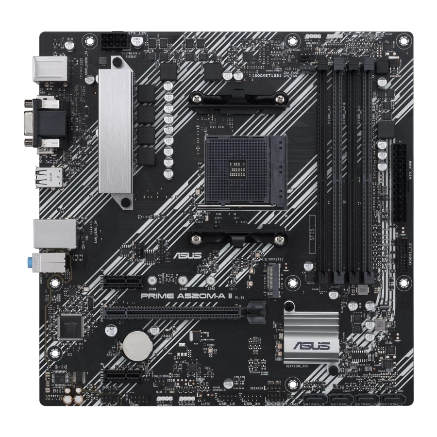 MB ASUS A520 AMD S-AM4 5A GEN/4X DDR4 2800/DP/HDMI/D-SUB/M.2/4X USB3.2/MICRO ATX/GAMA BASICA/CSM - Asus Oem