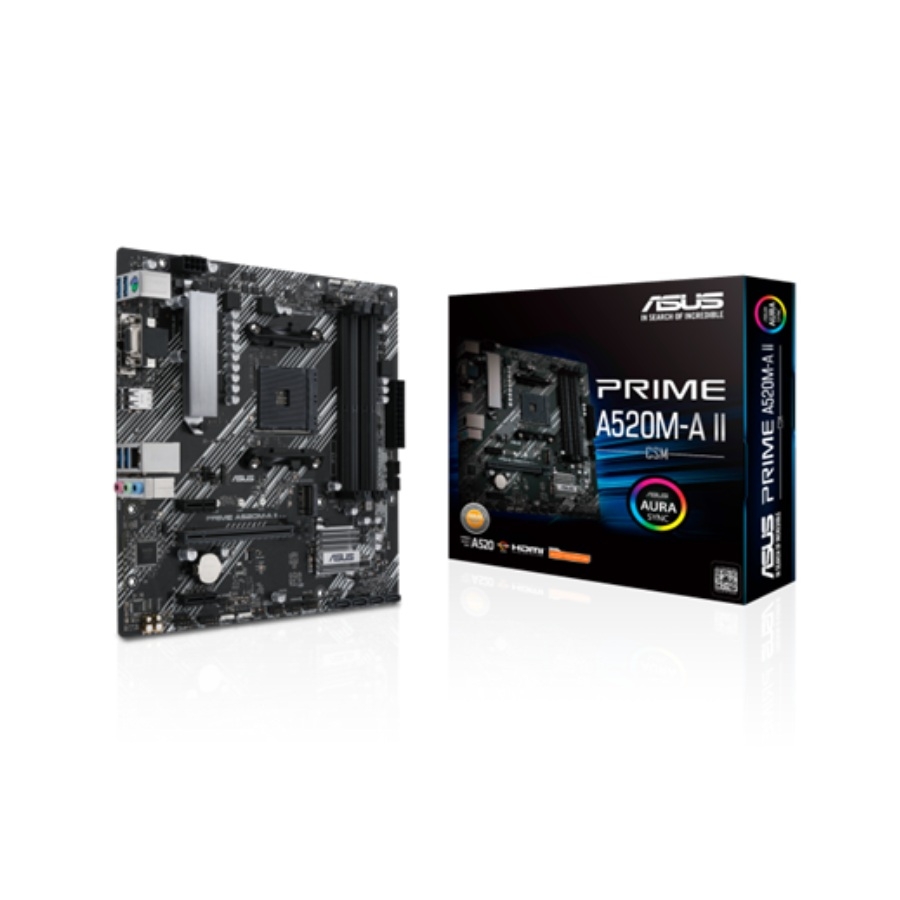 MB ASUS A520 AMD S-AM4 5A GEN/4X DDR4 2800/DP/HDMI/D-SUB/M.2/4X USB3.2/MICRO ATX/GAMA BASICA/CSM - Asus Oem
