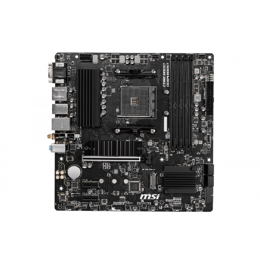 MB MSI B550 AMD S-AM4 3A GEN/4XDRR4 3200MHZ/PCIE 4.0/HDMI/DVI/4XUSB 3.2/M.2/WIFI-AC/BLUETOOTH 4.2/ MICRO ATX/GAMA MEDIA - Msi