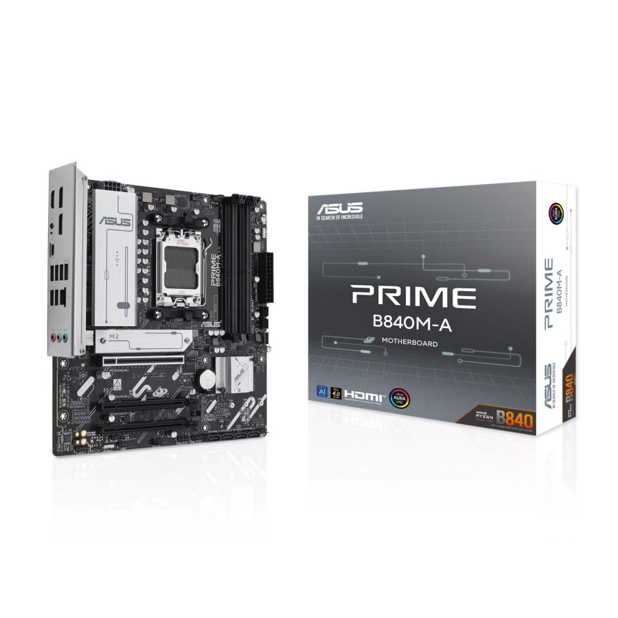 MB ASUS B840 AMD S-AM5 9A GEN /4X DDR5 7600 /HDMI /2X DP /2X USB 3.2 /MICRO ATX /GAMA MEDIA - Asus Oem
