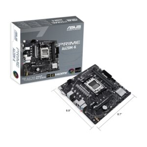 MB ASUS A620 AMD S-AM5 9A GEN /2X DDR5 5200 /HDMI /VGA /M.2 /4X USB 3.2 /MICRO ATX /GAMA BASICA - Asus Oem