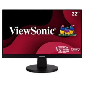 MONITOR VIEWSONIC, VA2247-MH, 1920 X 1080, FULL HD, 100HZ ACTUALIZACION, 5 MS , ALTAVOCES INTREGRADOS, HDMI, VGA, VESA, 3 AÑO