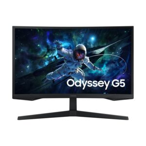 MONITOR LED SAMSUNG 27 PULGADAS /G5 G55C ODYSSEY/ QHD (2560 X 1440) / VA / WIDESCREEN /CURVO/ HDMI / DP / 165HZ / NEGRO. - Sa