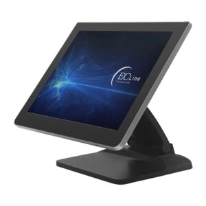 MONITOR EC LINE EC-TS-1538, NEGRO, PANTALLA TOUCH, 15 PULGADAS, VGA, HDMI, USB, 1024 X 768, CAPACITIVA, LEC-LCD - Ec Line