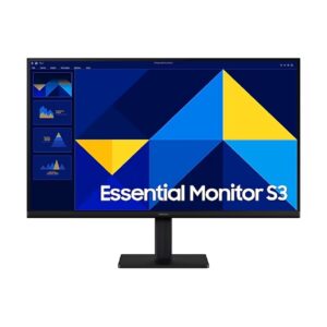 MONITOR LED SAMSUNG 24 PULGADAS /S3 S30GD ESSENTIAL/ FHD (1920 X 1080) / IPS / PLANO/HDMI/D-SUB/ 100HZ / NEGRO. - Samsung