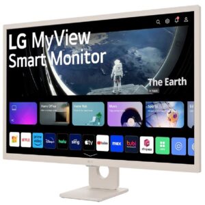 MONITOR LG FULL HD IPS 31.5,SMART WEB OS 32SR50F-W,1920X1080,ASP 16:9,GAMA SRGB 99%,BRILLO 250NITS,TR8MS,CONTR.1200:1,HDMI,US