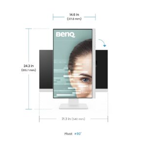 MONITOR BENQ CONUSMO GW2486TC 23.8 1920X1080 HDMI 1.4X1 USB TIPO C X1 DISPLAY PORT X1 CON MICROFONO Y CASCADEO DE IMAGEN AJUS