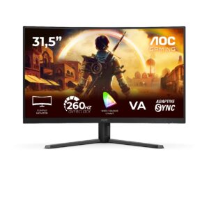 MONITOR AOC GAMER CURVO 32 / C32G42ZE / PANEL VA / 240 HZ / T.R. 4 MS GTG / 0.3 MS MPRT / ADAPTIVE SYNC / HDMI / VGA / DP / A