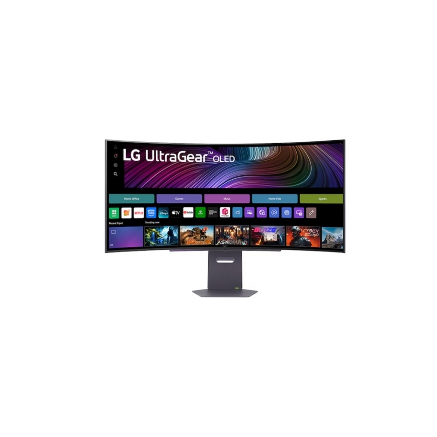 MONITOR PC LG 45GX90SA-B GAMING CURVO ULTRAGEAR OLED 45PULG,240HZ,3440X1440,21:9,800R,TR 0.03MS(GTG),275CD/M2,1500000:1,DCI-P