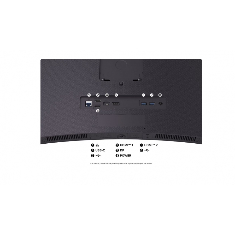 MONITOR PC LG 45GX90SA-B GAMING CURVO ULTRAGEAR OLED 45PULG,240HZ,3440X1440,21:9,800R,TR 0.03MS(GTG),275CD/M2,1500000:1,DCI-P
