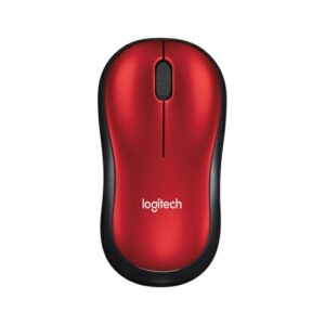 MOUSE LOGITECH M185 OPTICO INALAMBRICO USB NANO RECEPTOR 1000DPI ROJO