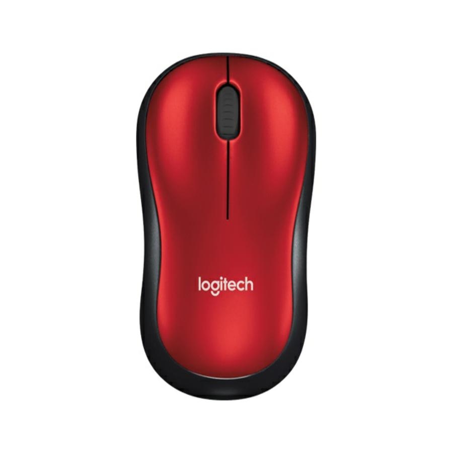 MOUSE LOGITECH M185 OPTICO INALAMBRICO USB NANO RECEPTOR 1000DPI ROJO