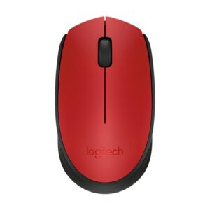 MOUSE LOGITECH M170 OPTICO INALAMBRICO RECEPTOR USB 1000DPI ROJO