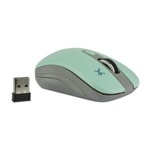 MOUSE INALAMBRICO OPTICO 800 A 1600 DPI SIMETRICO DONGLE USB PERFECT CHOICE ESSENTIAL – TURQUESA - Perfect Choice