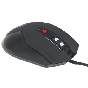 MOUSE OPTICO GAMING,MANHATTAN,176071, USB 6 BOTONES NEGRO C/LUZ - Manhattan
