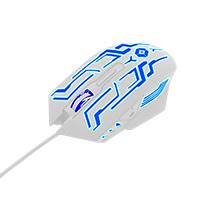 MOUSE GAMER ALAMBRICO 800 A 3600 DPI 6 BOTONES CONECTOR USB RGB VORTRED BY PERFECT CHOICE LEGACY – BLANCO - Perfect Choice