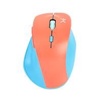 MOUSE INALAMBRICO 1600 DPI ERGONOMICO SILENCIOSO CONECTOR USB PERFECT CHOICE THUMB – AZUL/MAMEY - Perfect Choice