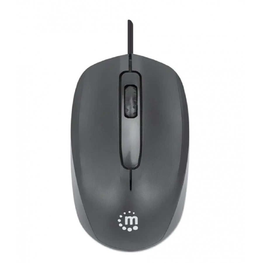 MOUSE,MANHATTAN,190190, OPTICO ESTNDAR USB NEGRO - Manhattan