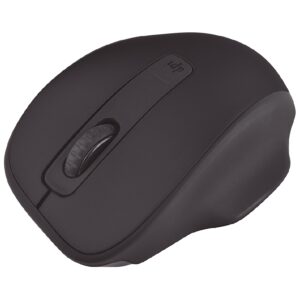 MOUSE OPTICO QUARONI INALAMBRICO 4 BOTONES COLOR NEGRO CON AJUSTE DE DPI 1600/1200/800 - Quaroni