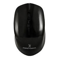 MOUSE INALAMBRICO 1600 DPI OPTICO CONECTOR USB PERFECT CHOICE ROOT PRO – NEGRO - Perfect Choice