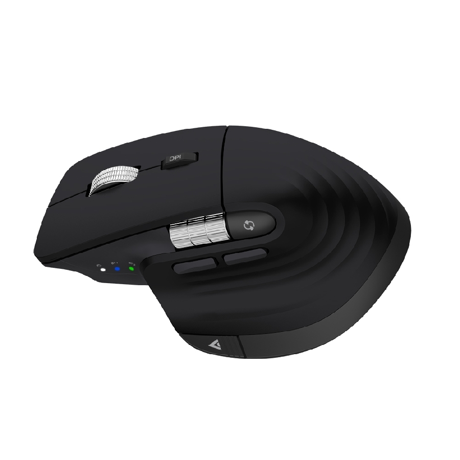 MOUSE ACTECK VIRTUOS PRO MI780 / VERTICAL / INALAMBRICO / DUAL BLUETOOTH USB / RECARGABLE / SCROLL HORIZONTAL / OPTICO / 8 BO