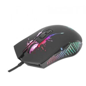 MOUSE OPTICO GAMING, MANHATTAN, 190220, 7 BOTONES, 7200 DPI, LED RGB, NEGRO - Manhattan