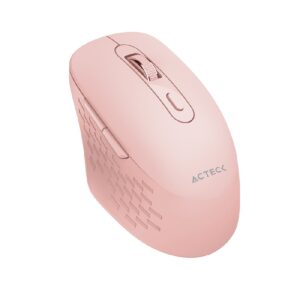 MOUSE ACTECK OPTIMIZE FLOW MI480 / INALAMBRICO / 1600 DPI / 6 BOTONES / 10 M / ROSA / AC-939850 - Acteck