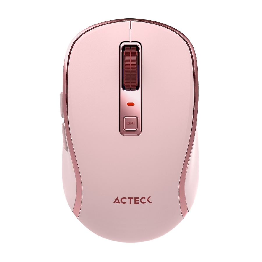 MOUSE ACTECK OPTIMIZE TRIP PRO MI580 / INALAMBRICO / 1600 DPI AJUSTABLE / 6 BOTONES SCROLL / RECARGABLE / DUAL DONGLE USB 2.4