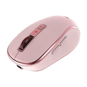 MOUSE ACTECK OPTIMIZE TRIP PRO MI580 / INALAMBRICO / 1600 DPI AJUSTABLE / 6 BOTONES SCROLL / RECARGABLE / DUAL DONGLE USB 2.4