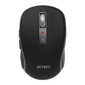 MOUSE ACTECK OPTIMIZE TRIP PRO MI580 / INALAMBRICO / 1600 DPI AJUSTABLE / 6 BOTONES SCROLL / RECARGABLE / DUAL DONGLE USB 2.4