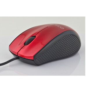 MOUSE ALAMBRICO OPTICO 1000 DPI CONECTOR USB WIN XP/VISTA/7/8/10/11/MAC OS X EASY LINE BY PERFECT CHOICE – ROJO - Perfect Cho